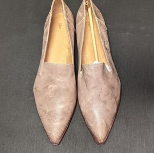 Frye Kenzie grey flats - size 11